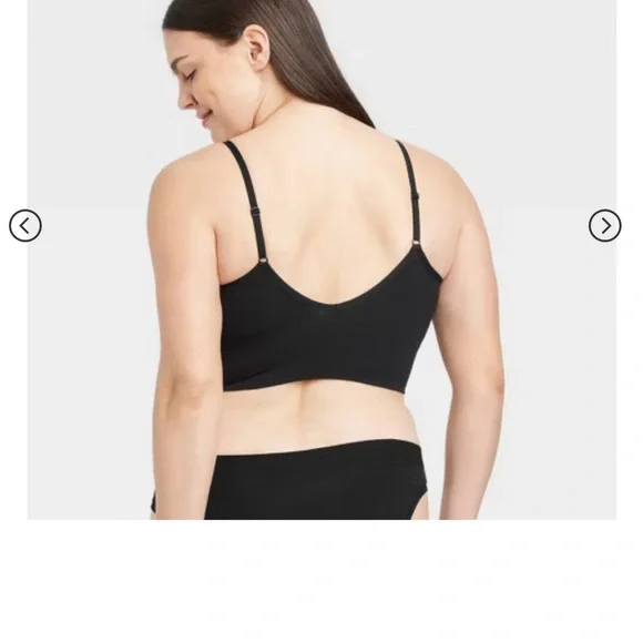 Women’s Brand New Auden Ribbed Longline Bralette - Picture 2 of 5